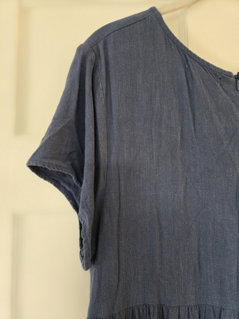 NATURAL LIFE Teal Blue V-Neck Jumpsuit - Picture 6 of 11
